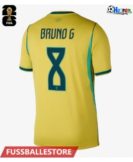 Günstige Brasilien Bruno Guimaraes #8 Heimtrikot WM 2026 Kurzarm